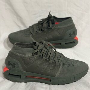 Under Armour Athletic Shoes in Olive and Red